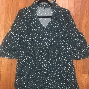 Green Polkadot Dress Never Worn